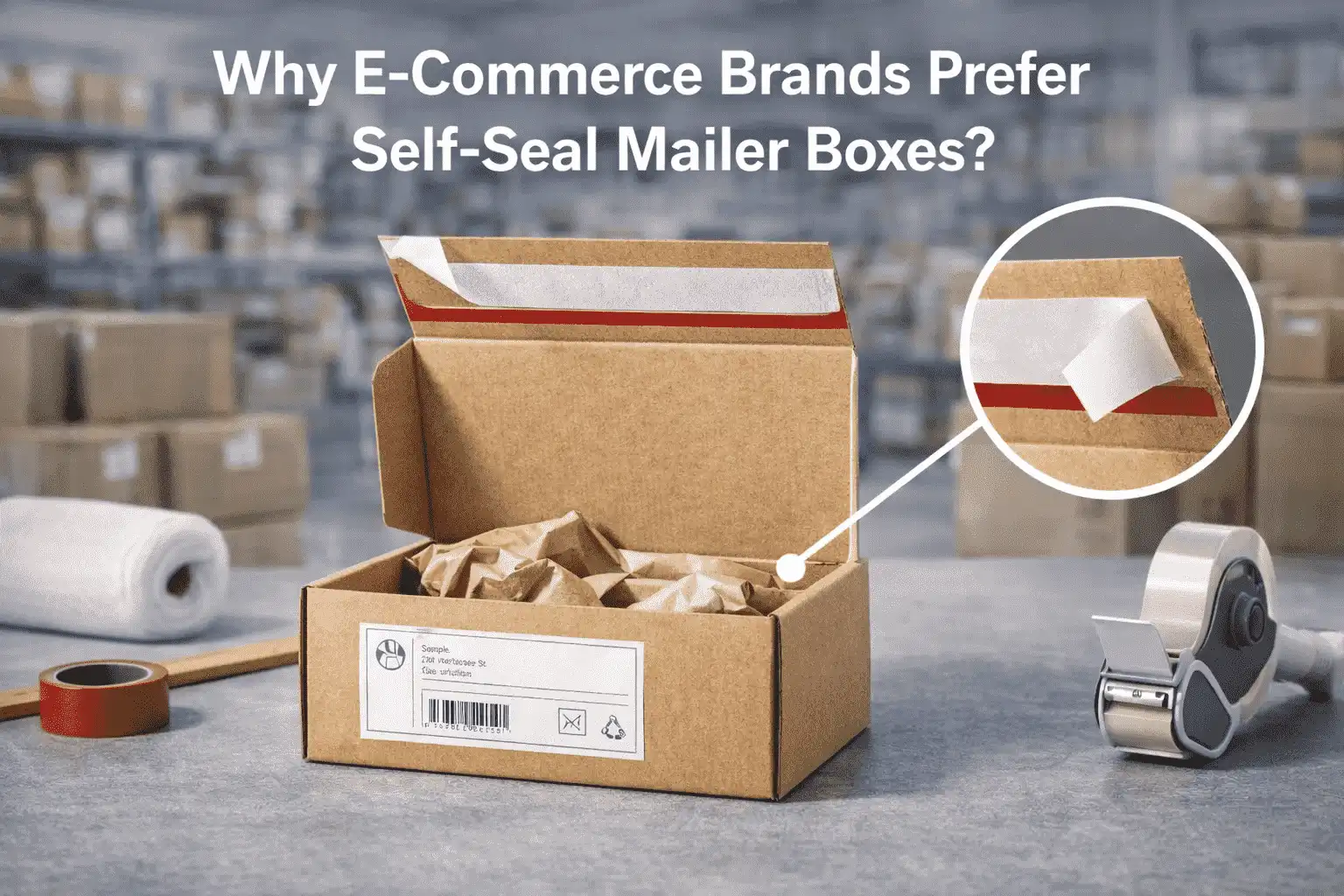 Why E-Commerce Brands Prefer Self-Seal Mailer Boxes?